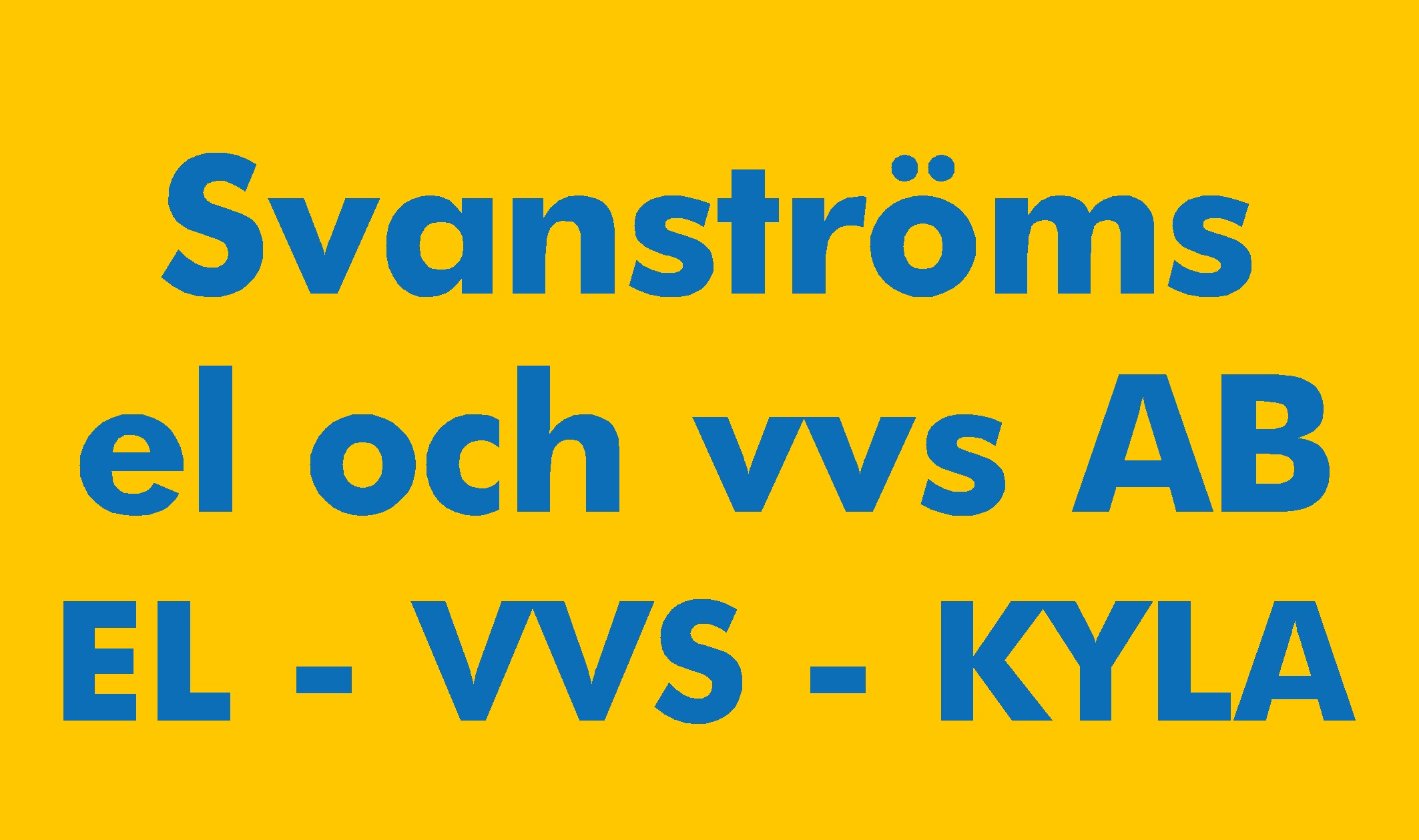 Svanströms EL och VVS AB